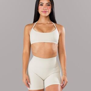 Alphalete Amplify Minimal Bra - Wheat